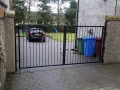 Mild steel box section driveway gate